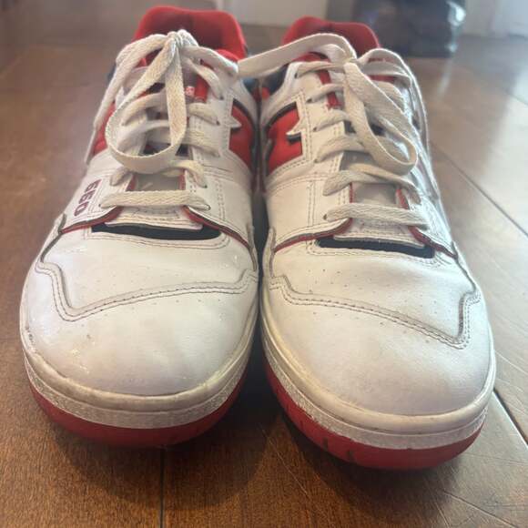 New Balance 550 BB550SE1 Men\'s Size 10.5 White Team Red Sneaker main image 12